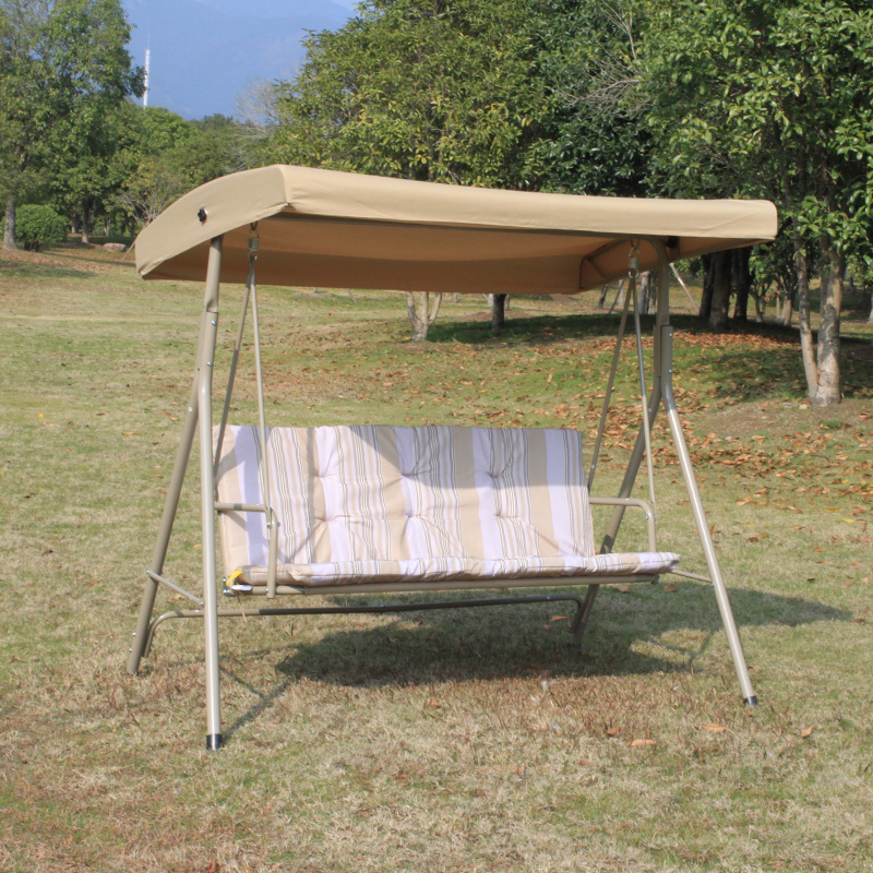 Strapazierfähiger Oxford-Stoffsitz mit abnehmbarem Kissen, 2-Sitzer-Verandaschaukel