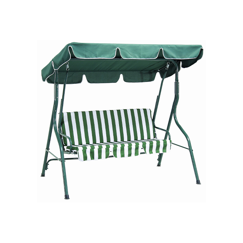 Oxford-Stoffsitz mit rutschfester Fußmatte, 2-Sitzer-Veranda-Schaukelstuhl