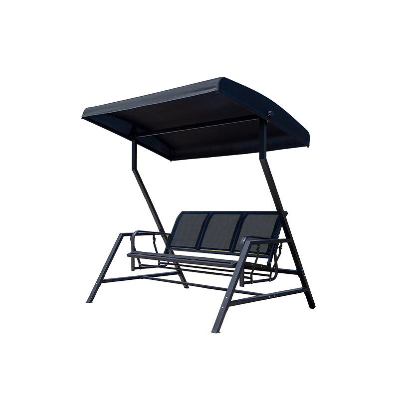 Wasserdichter, langlebiger Textilene-Sitz für Garten und Terrasse, 3-Sitzer-Veranda-Schaukel