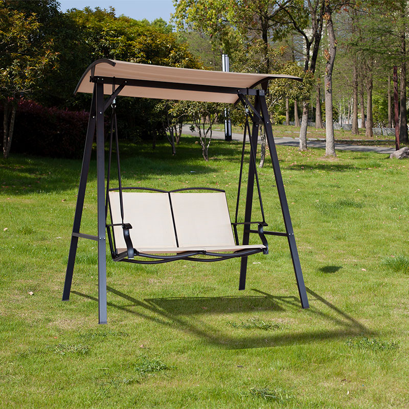 A-Frame Textilene Seat 2-Sitzer Garten-Terrassen-Schaukelstuhl